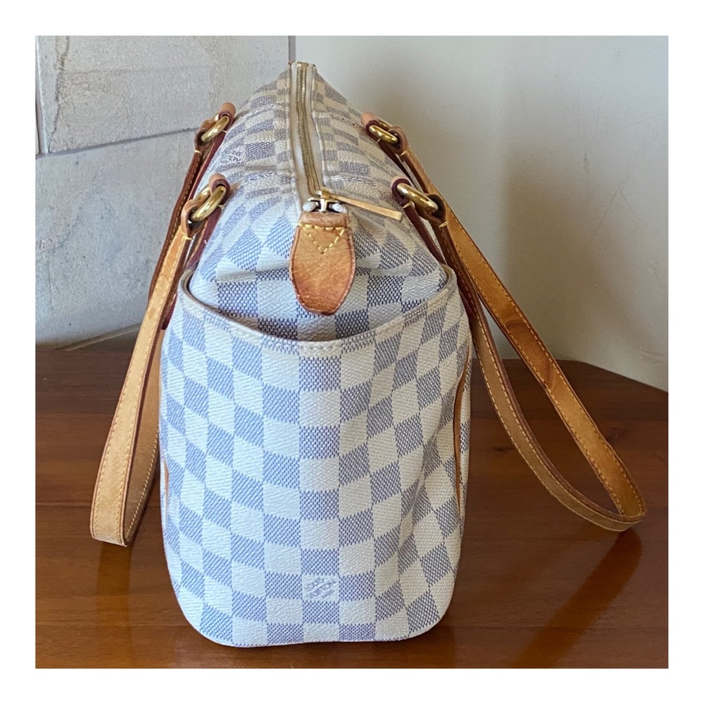 ♥️♥️SOLD LOUIS VUITTON TOTALLY PM AZUR TOTE SHOULDER BAG - Picture 4 of 16